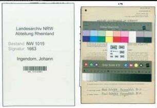 Entnazifizierung Johann Ingendorn , geb. 02.11.1901 (Bergmann)