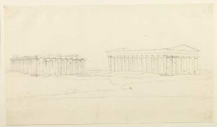 Paestum, Basilika und Poseidontempel