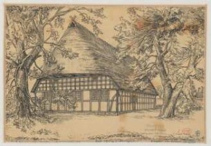 Eickhorst (Kreis Minden): unbekannter Hof. Haupthaus (Schaubild)