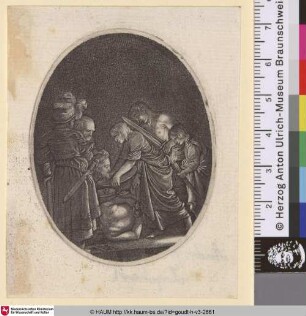 [Salome empfängt das Haupt Johannes des Täufers auf einem Tablett; The beheading of St. John the Baptist]