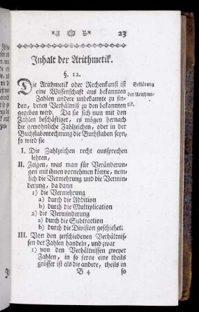 Arithmetik.