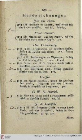 Handzeichnungen (Nr. 5153-5203)