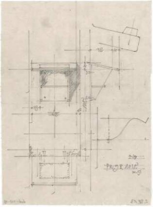 Döllgast, Hans; München; Hauptbahnhof, Nr. 9B - Fenster (Ansicht; Schnitte)