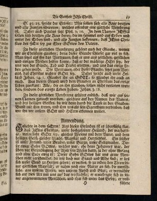 57-63, Anwendung; Gebet