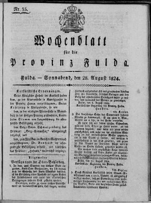 Nr. 35, Ausgabe vom 28. August 1824