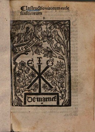 Instructio virorum ecclesiasticorum