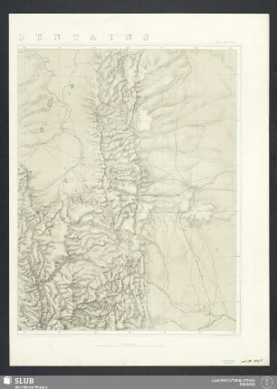 Rocky Mountains. Map I. East Half