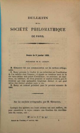 Bulletin. 1869 = 6. Sér., Vol. 6