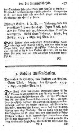 Destouches für Deutsche. T.1.