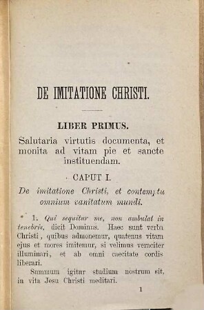 Thomae a Kempis imitatio Christi