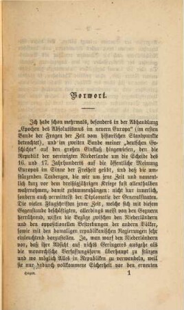 Die auswärtige Politik der Eidgenossenschaft vornehmlich Berns in den Jahren 1610 - 1618 : ein Beitrag zur Vorgeschichte des dreißigjährigen Krieges