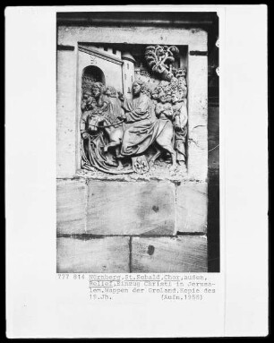 Relief: Einzug Christi in Jerusalem