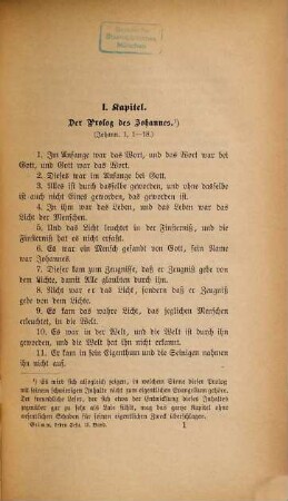 Das Leben Jesu : Nach den vier Evangelien dargestellt von Dr. Joseph Grimm, 2,1