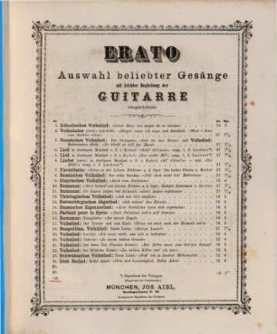 Erato : Auswahl beliebter Gesänge mit leichter Begleitung der Guitarre, 28. Der gute Kamerad : Volkslied