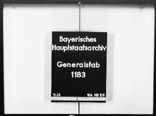 Manöver I. gegen III. bayerisches Armeekorps