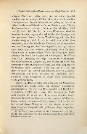 Die Melanchthon-Handschriften der Chigi-Bibliothek