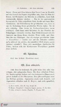 420. Zona orbicularis – 421. Zygoma und Zygomaticus