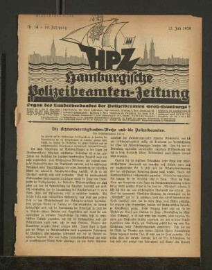 Nr. 14 / 19. Jahrgang 15. Juli 1929