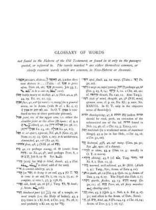 Glossary Of Words