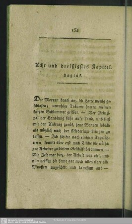 Acht und dreißigstes Kapitel. Unglük