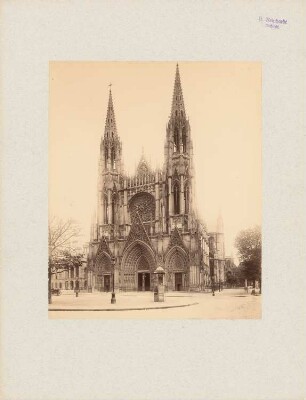 Saint-Quen, Rouen: Ansicht der Westfassade