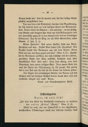 48-65, 7. Schlachtgebet