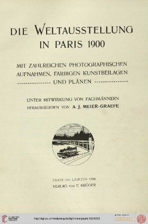 Die Weltausstellung in Paris 1900