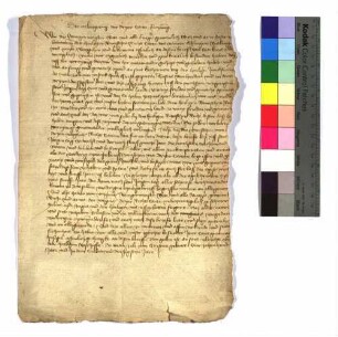 Die Reichsstädte Esslingen, Reutlingen und Weil verlängern ihre 1433 geschlossene Einigung auf fünf Jahre.