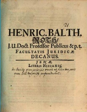 Explicatio Tit. Digest. De Administratione Rerum Ad Civitates Pertinentium