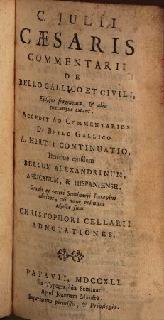 Commentarii