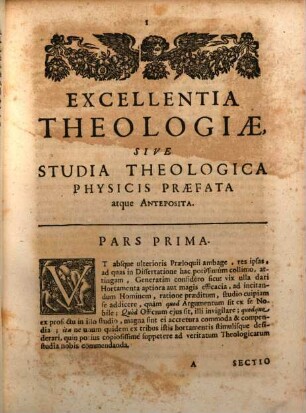 Excellentia Theologiae