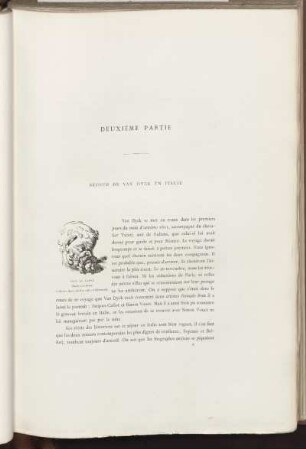 Deuxième partie. Séjour de van Dyck en italie