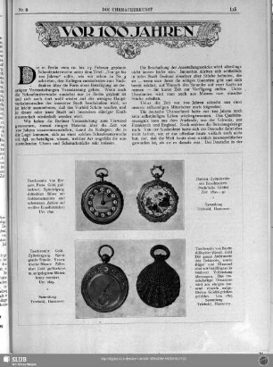Vor 100 Jahren
