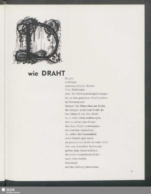 D wie Draht