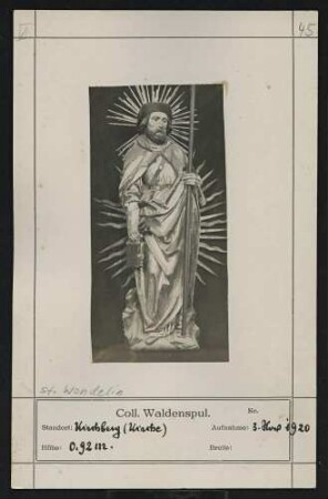 St. Wendelin Standort: Kirchberg (Kirche) Höhe: 0,92 m