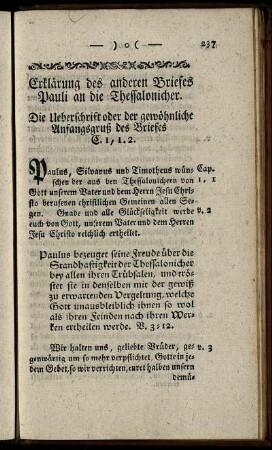 Erklärung des andern Briefes Pauli an die Thessalonicher.