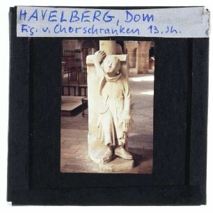 Havelberg, Dom : Figur vor Chorschranken