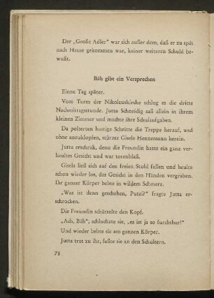 Bäh gibt ein Versprechen