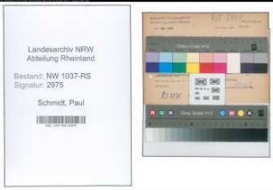 Entnazifizierung Paul Schmidt , geb. 14.07.1894 ()