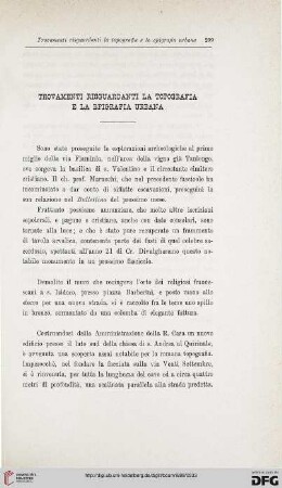 16: Trovamenti risguardanti la topografia e la epigrafia urbana, [28]