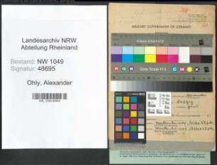Entnazifizierung Alexander Ohly , geb. 15.06.1892 (Schriftsteller)