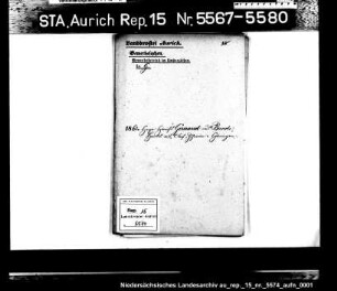 Hausierkonzessionen und -gesuche: Heye H. Gernand aus Bunde, Handel mit Senf und Zichorien