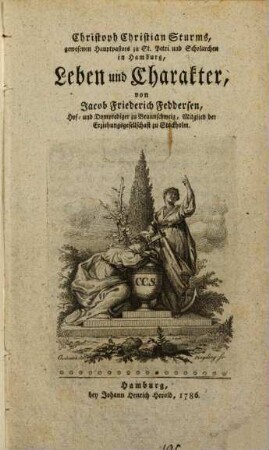 Christoph Christ Sturms Lebens