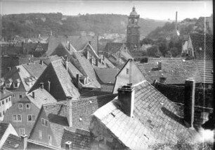 Meißen. Stadtzentrum mit Frauenkirche von Nordnordwest