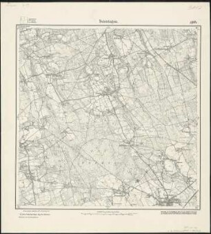 Messtischblatt 1594 : Twistringen, 1919 Twistringen : Twistringen. - Aufn. 1898, Nachtr. 1919. - 1:25000. - [Berlin]: Reichsamt für Landesaufnahme, 1919. - 1 Kt.