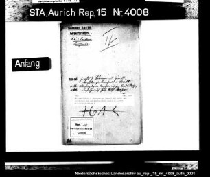 Der dem Jodocus J. Petersen aus Jennelt und später dem Jan Berends Buß und dem Paul Rolfs Janßen in Larrelt gestattete Kramhandel