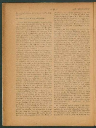 El derecho a la huelga
