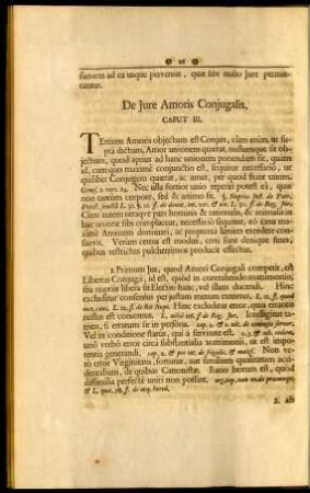 De Iure Amoris Coniugalis. Caput III.
