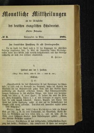 Zur freundlichen Beachtung für alle Vereinsgenossen