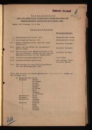 Rat öffentlich und nicht öffentlich
